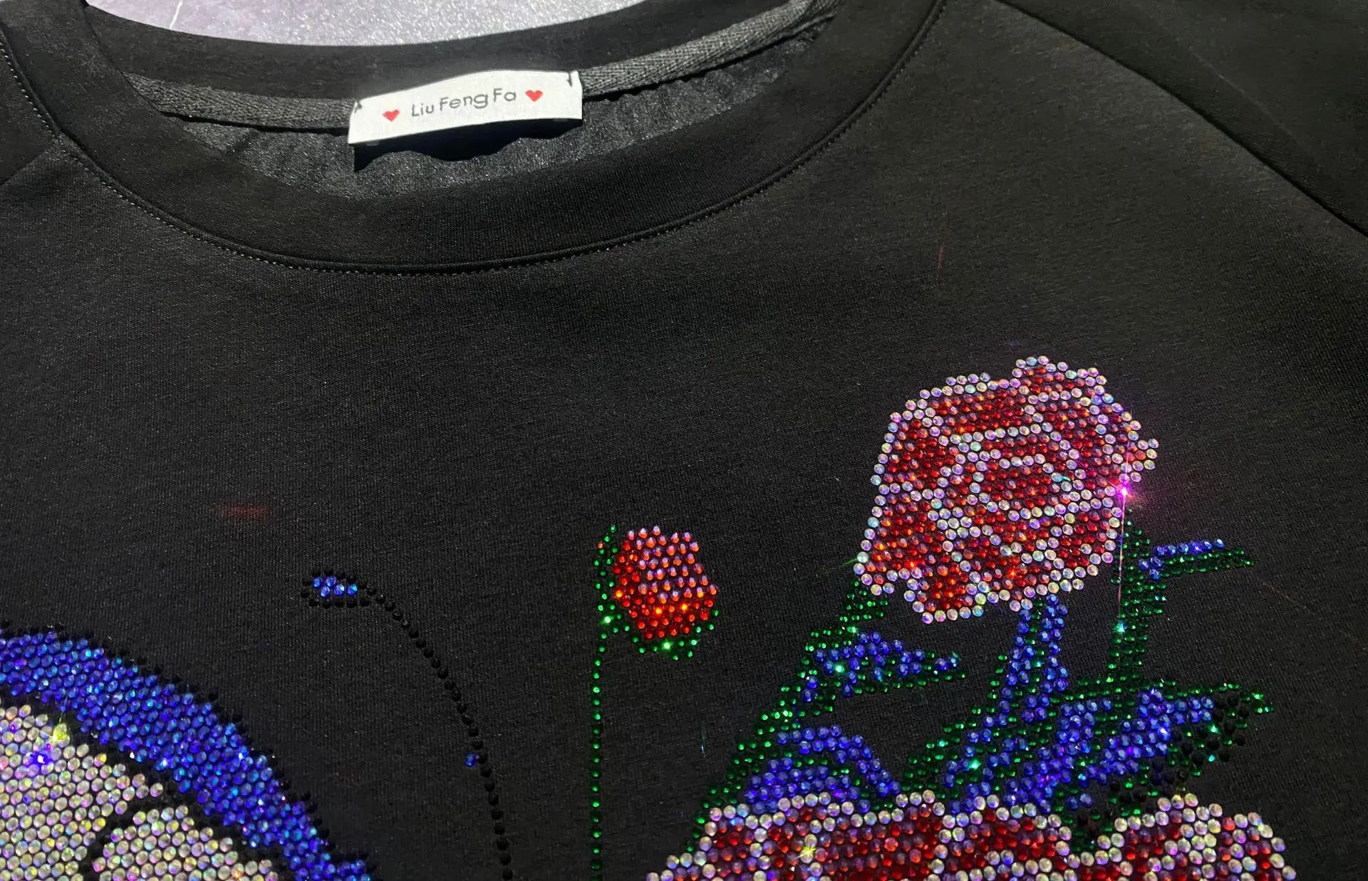 Lantejoulas borboleta pulôver camisola 2 peças conjunto para roupas femininas 2025 outono casual conjuntos de calças de grandes dimensões moda coreana agasalho