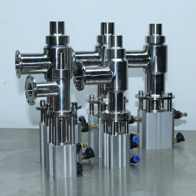 Filling Head DN16/25/34/45 Rotary Piston Filler Filling device Filler Vavle SUS304 Pneumatic Bottling equipment