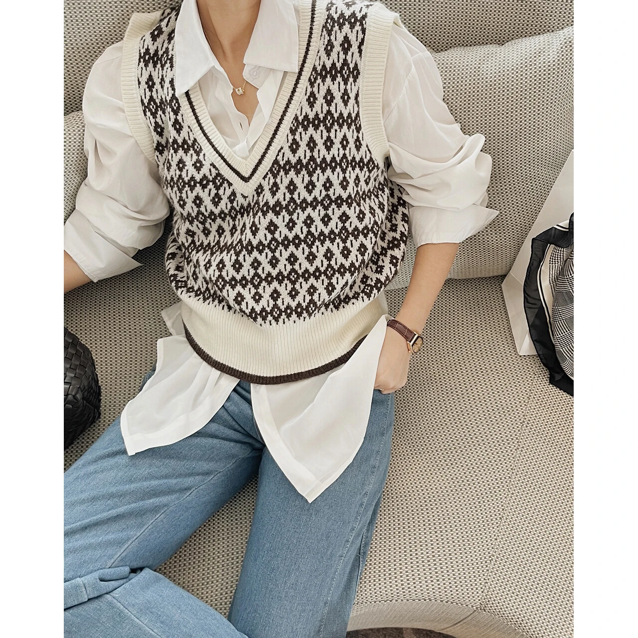 2022 Woman Oem White Basic Simple Blouses Shirts Clothing Fashion Tops Elegant Autumn New Y2k Korean T-shirt Long Sleeve Style