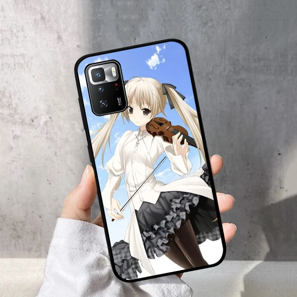 Funda de teléfono Yosuga no Sora para Redmi 5 6 7 8 9 10 plus pro 6 7 8 9 A GO K20 K30 K40 pro plus F3 Fundas