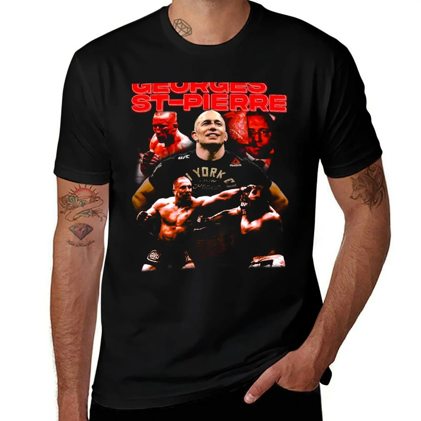 

GSP Georges St-Pierre Vintage T-Shirt cute tops cheap stuff fashion shirts big and tall t shirts for men