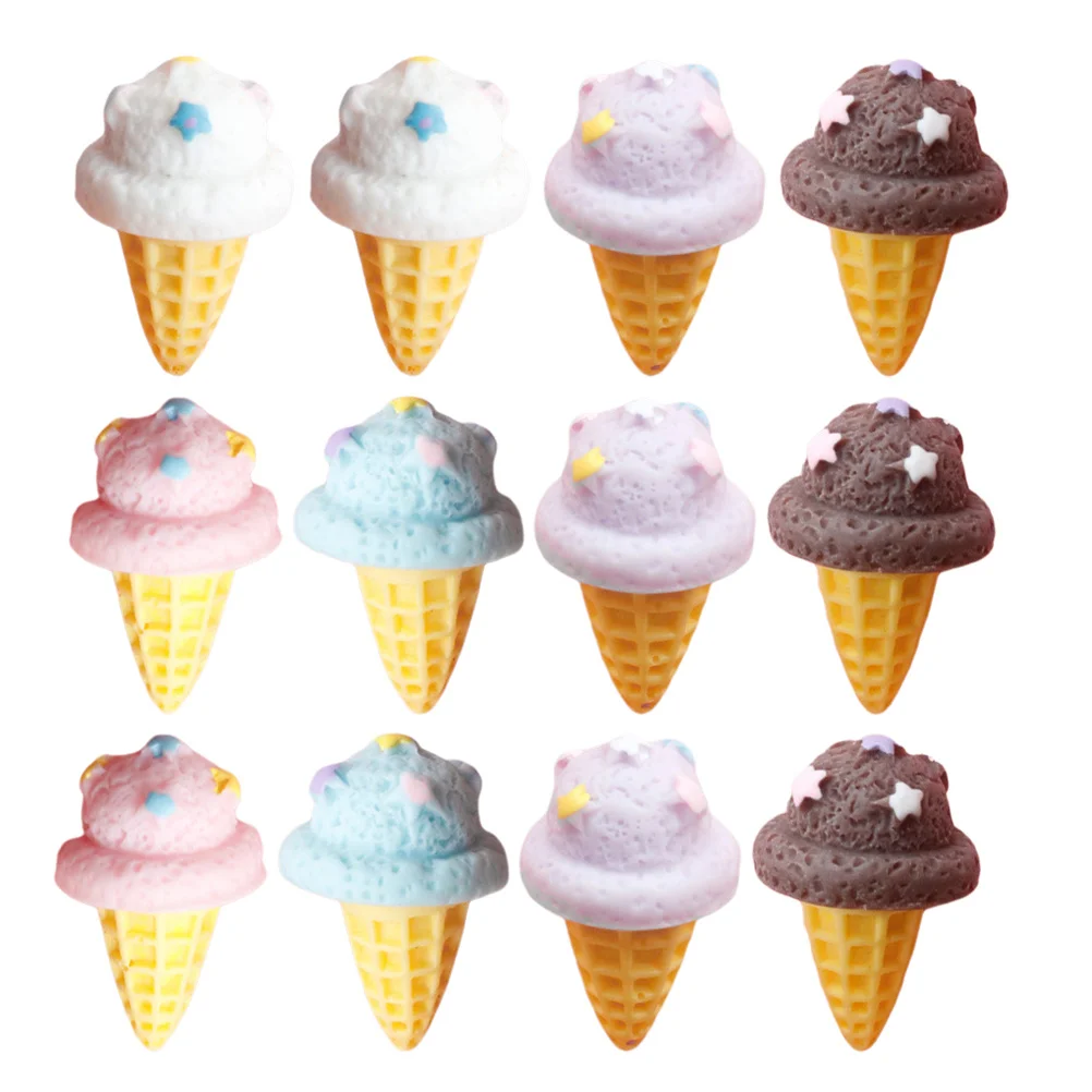 15 stks Gesimuleerde Ijsje Nep Ijs Voor Koffie Bar Winkel Home Decor Feestartikelen Kunstmatige Dessert Display