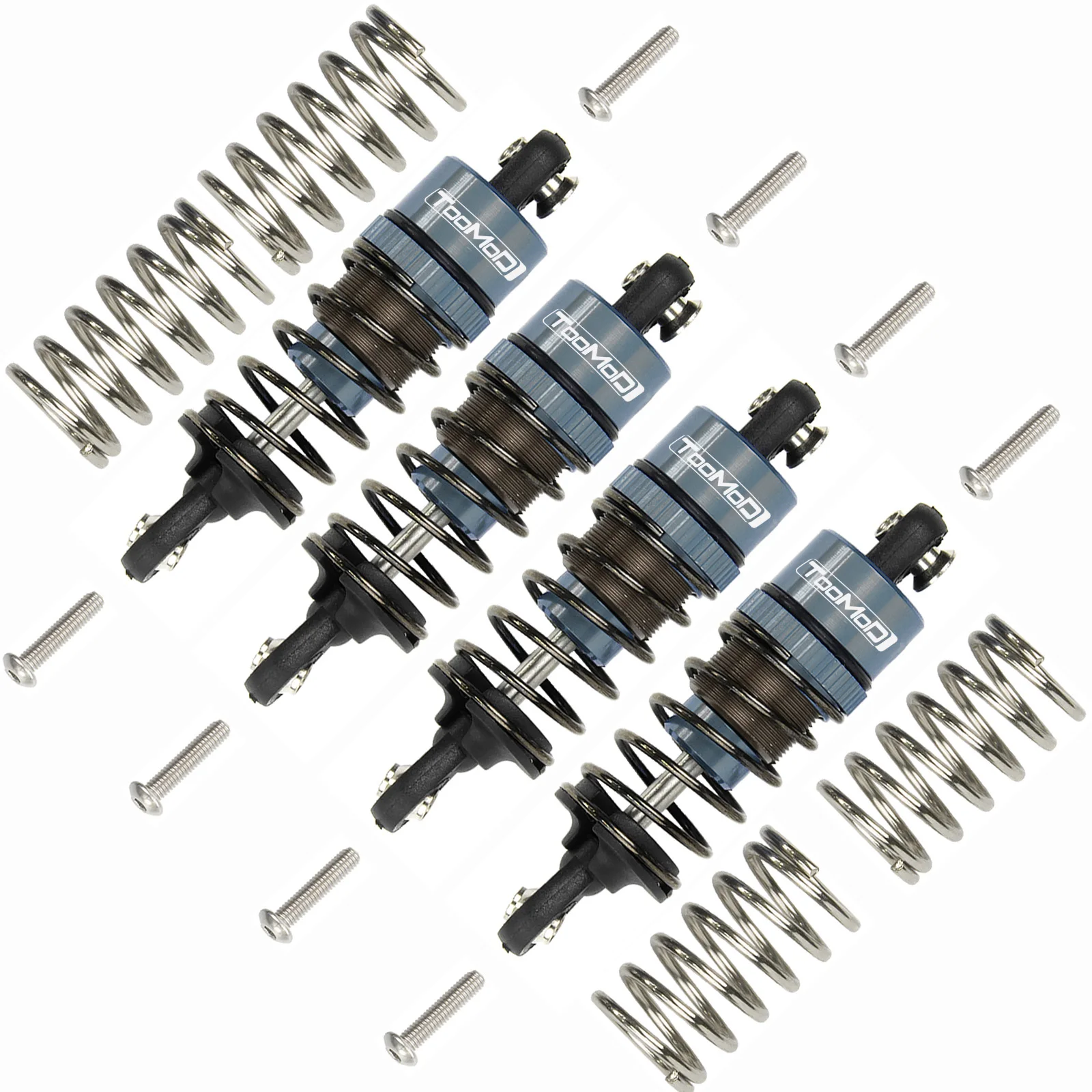 1/10 RC Oliegevulde Schokdemperkit voor ARMMR HSP LosiTamiya TT02 TT01 WR-02 M05 M06 TA05 On Road Auto Drift Auto Upgrade Onderdelen