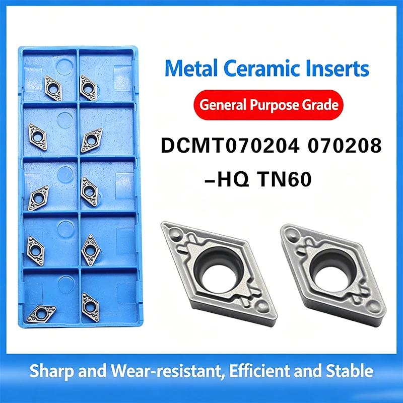 Metall-Keramik CNC-Drehwerkzeugeinsätze DCMT070204 DCMT070208 DCMT11T304 DCMT11T308 Allzweck-Qualität – Detail 1