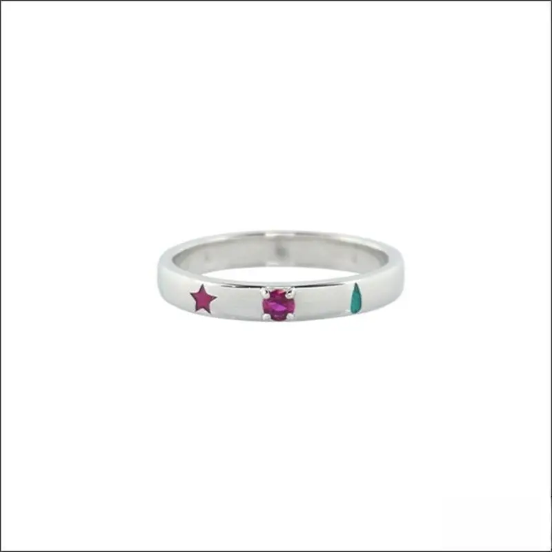 

Full-time Hunter Momo Ring Anime Fans Around the Game Impression Index Finger Ring Birthday Gift