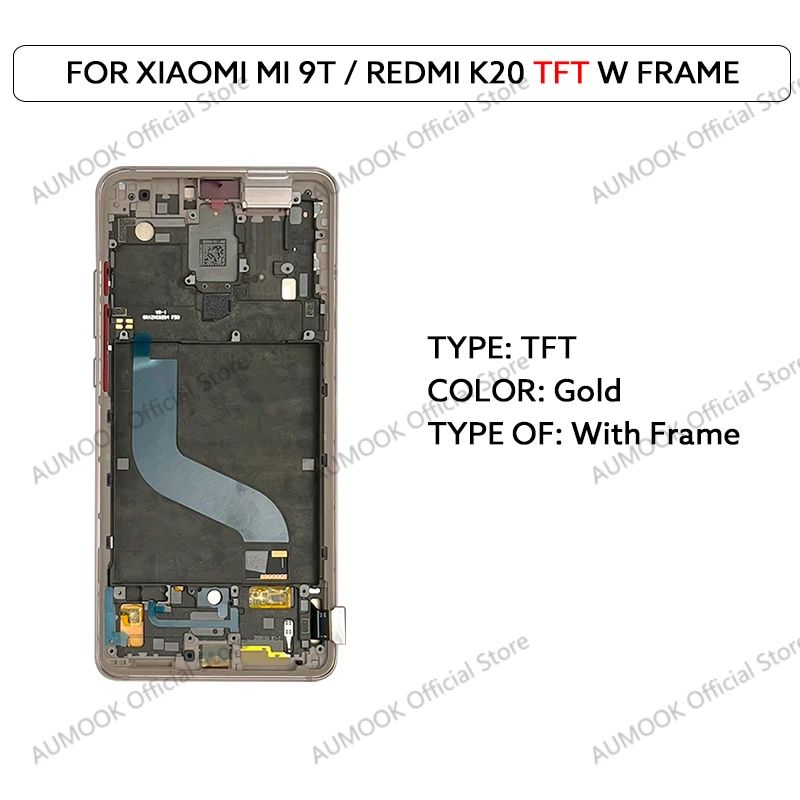 LCD-scherm voor Xiaomi Mi 9T Redmi K20 LCD-scherm Touchscreen Digitizer Vergadering voor Xiaomi Mi 9T Pro Redmi K20 Pro Reparatie Deel