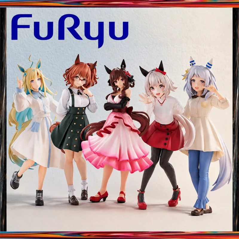 En stock FURYU Uma Musume Pretty Derby Curren Chan Anime Trio Try iT Figur