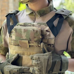 Tactical Admin Pouch Small Chest Rig Bag Tactical Vest Pouch Storage Organizer Panel For1.75'' Belt Molle Platform Hunting