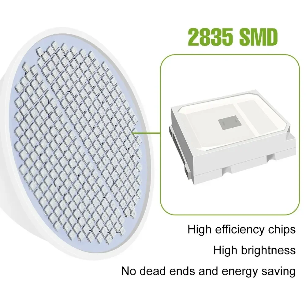 E27 126/200/300LED luz de cultivo de plantas AC85V-265V interior hidropónico flor plántulas verduras cultivo lámpara caja de crecimiento bombilla