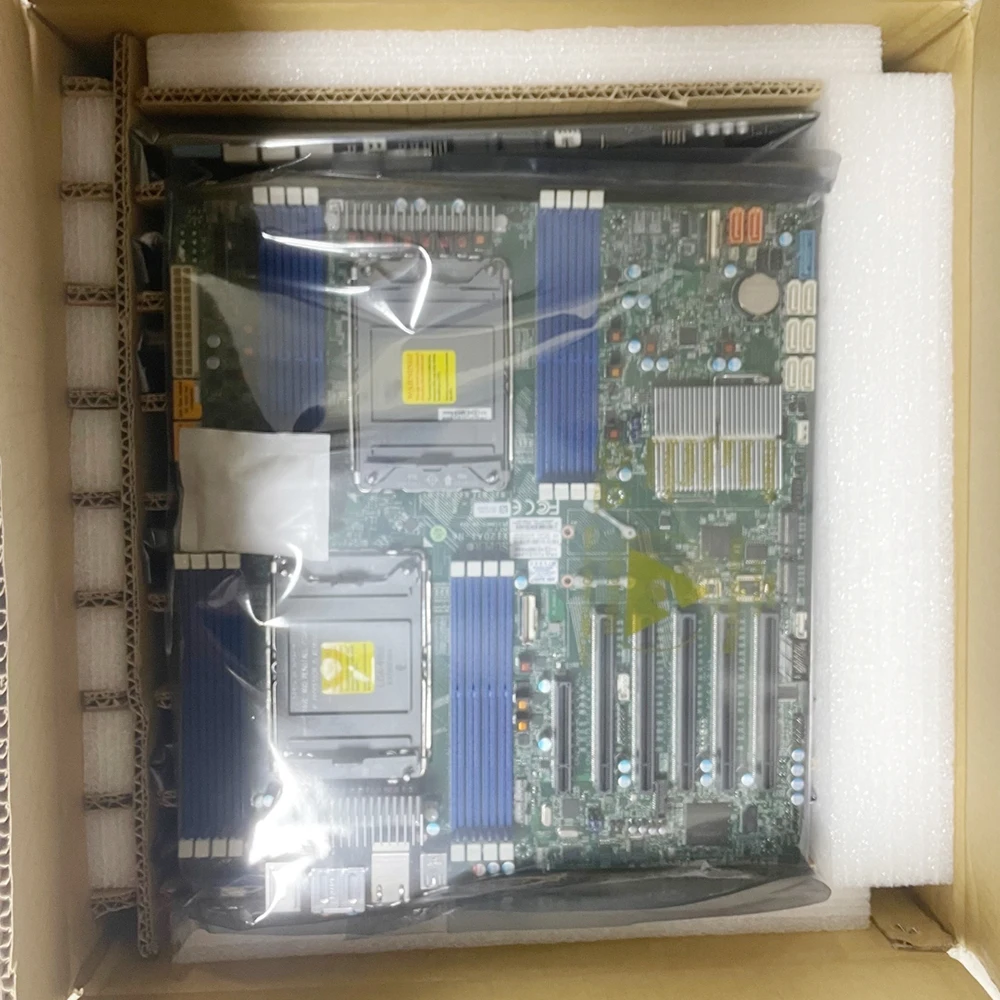 Workstation Motherboard X12DAi-N6 For Supermicro 2-Way LGA4189 C621A PCI-E 4.0 E-ATX Support 3rd Gen Xeon