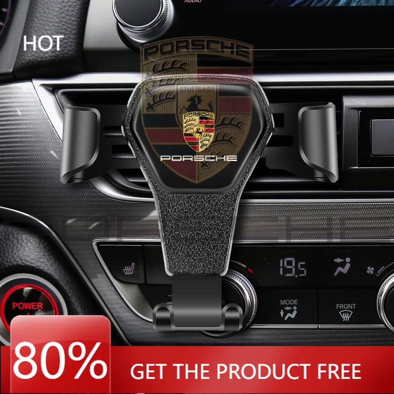 

Держатель для телефона Gravity Auto с креплением на воздуховод автомобиля для Porsche Cayenne, Macan, Panamera, 918, 911