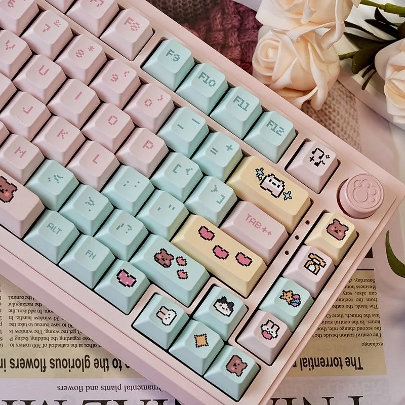 Mechanical keyboard keycaps Original height PBT material Customized   61/68/75/84