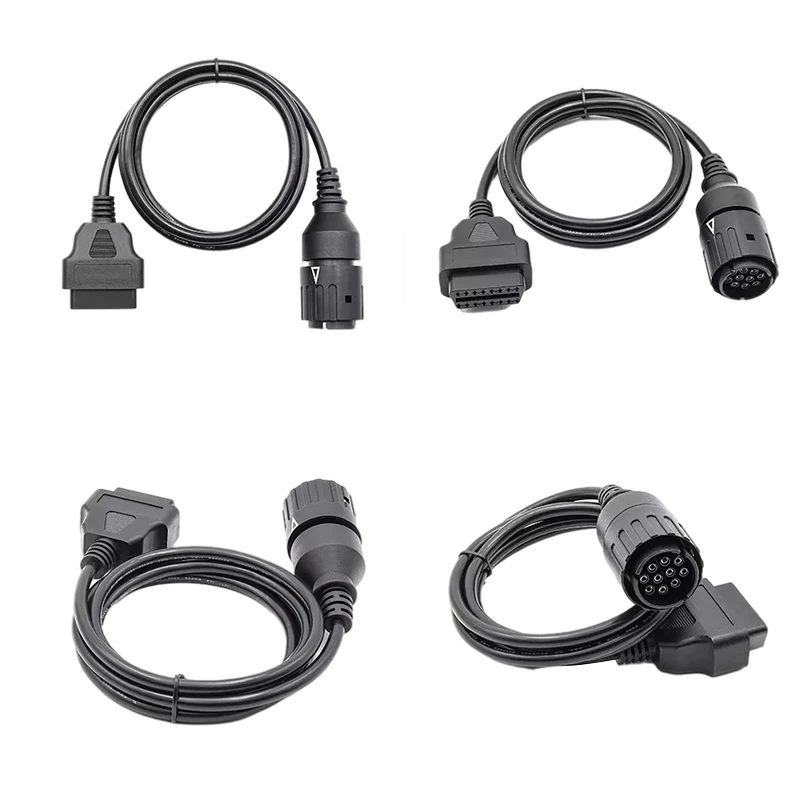 For BMW Motorcycles 10 Pin For BMW ICOM D Cable Cable Adapter 10Pin To 16Pin OBD2 Diagnostic Connector For BMW Extension Cable