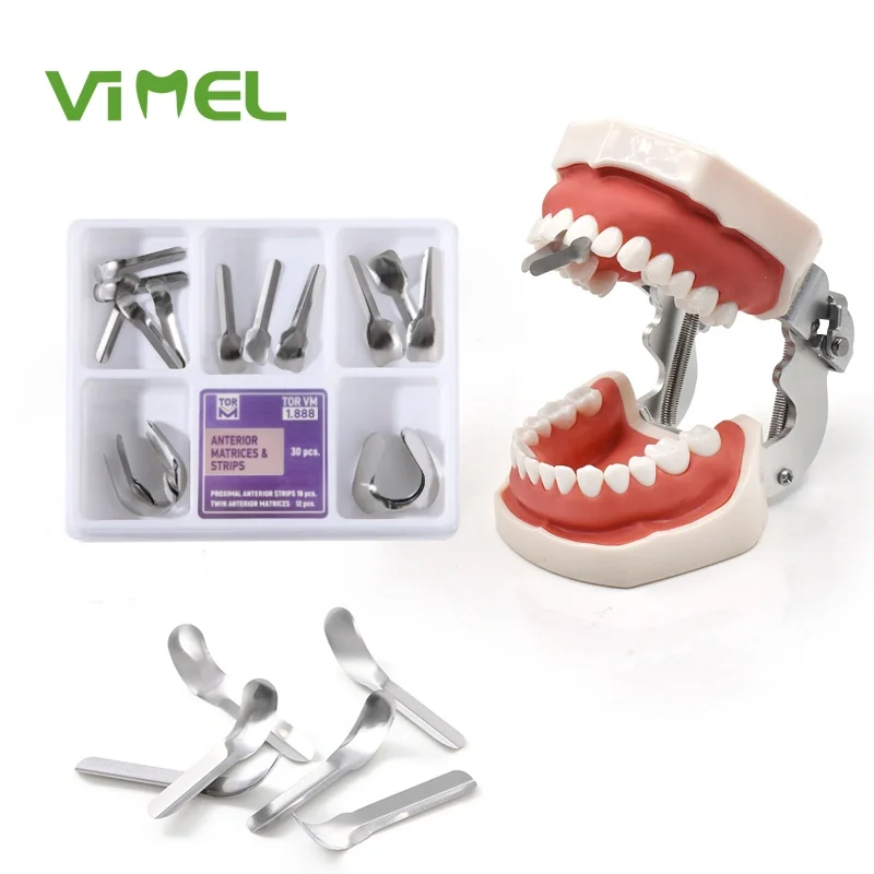 30pc/box Dental Materical Anterior Matrices Strips Twin Anterior Materices Dental Orthodontic materials Supplier