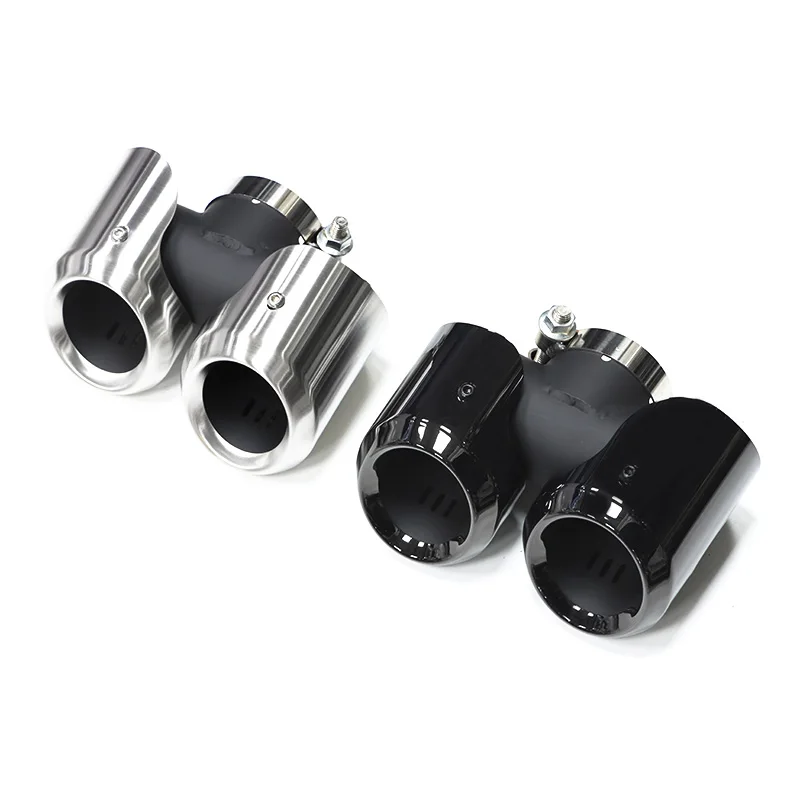 Dual Exhaust Tips Exhaust Pipe Muffler Tip For 2020 2021 Land Rover Defender L663 P40090 2.0T 110 3.0T Exhaust Tip Nozzle