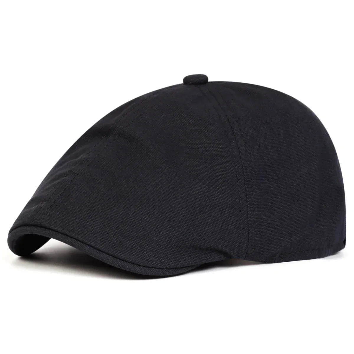 Unisex Solid Color Newsboy Caps British Painters Hats Autumn Winter Berets Flat Peaked Cap Hip Hop Berets
