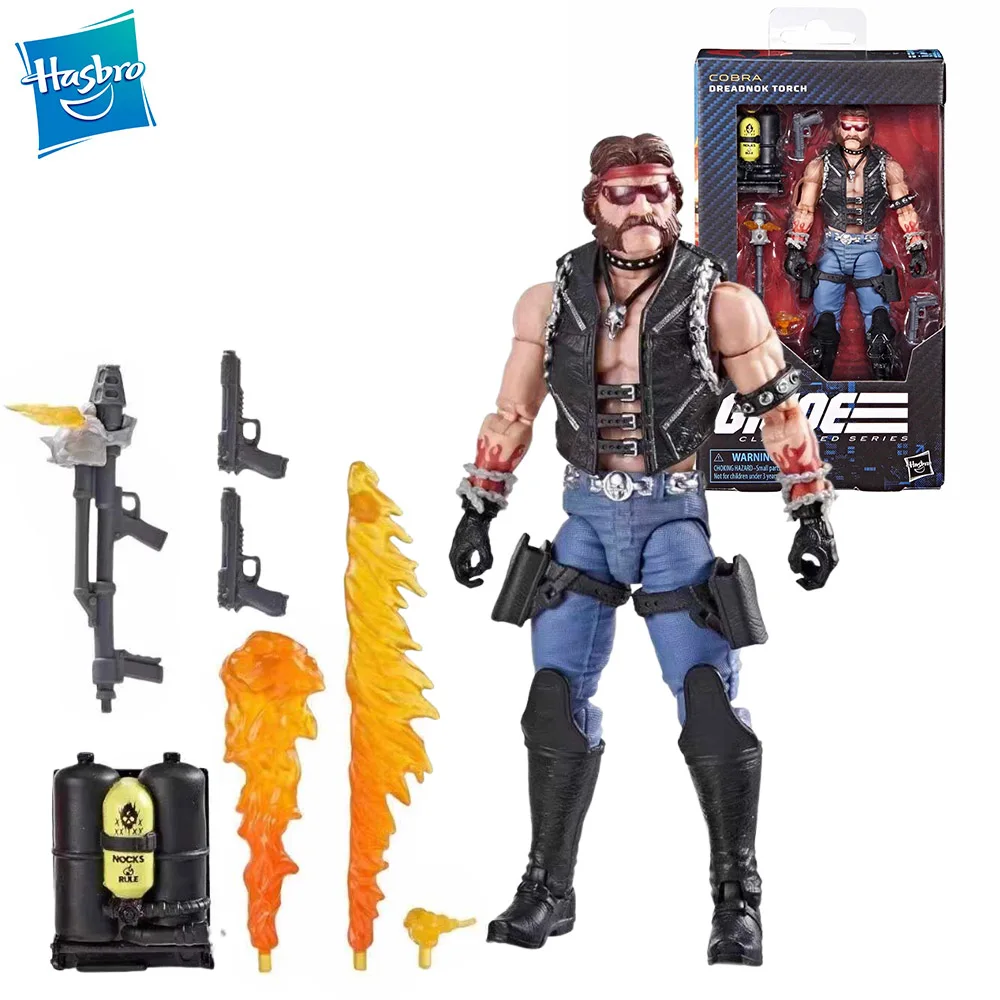 

In Stock Original Hasbro G.i. Joe Classified Series Cobra Dreadnok Torch Anime Figure Action Figure Model Collection Toys Boys