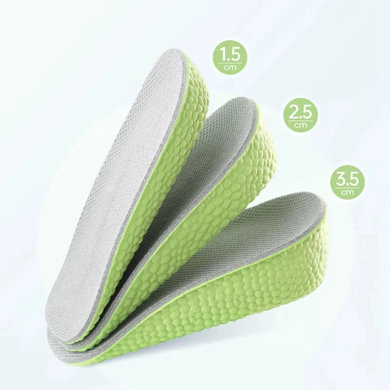 

Height Increase Insole Invisible Inner Heightening Pad Sneaker Half Cushion Sports Shoes Pads for Men Women Insoles 1.5-3.5 CM