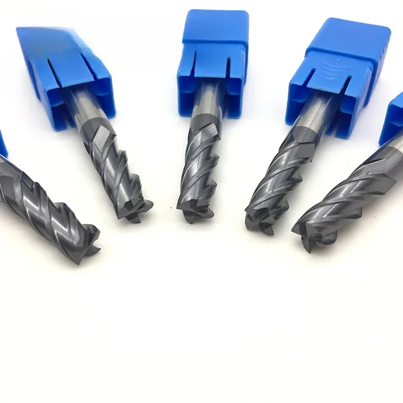 WOY HRC50 1 2 3 4 5 6 8 10 Carbide end mill Milling cutting Tools Alloy Tungsten Steel Milling Cutter EndMills CNC machine