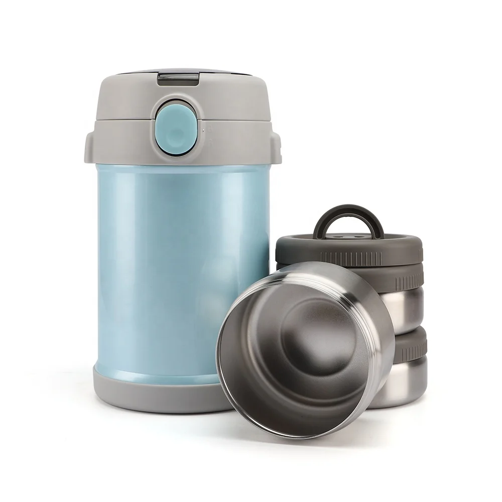 High Quality Stainless Steel Vacuum Food Container 2L Insulated Lunch Thermos Custom Food Jar for Hot Food
