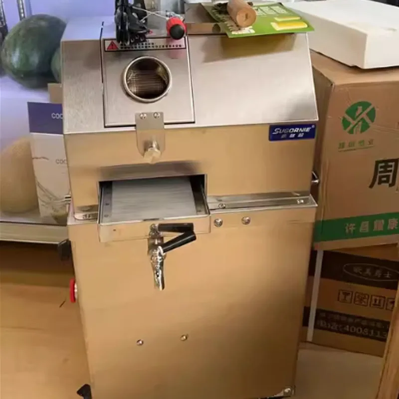Commercial Sugarcane Juicing Machine Durable Stainless Steel Sugar Cane Presser