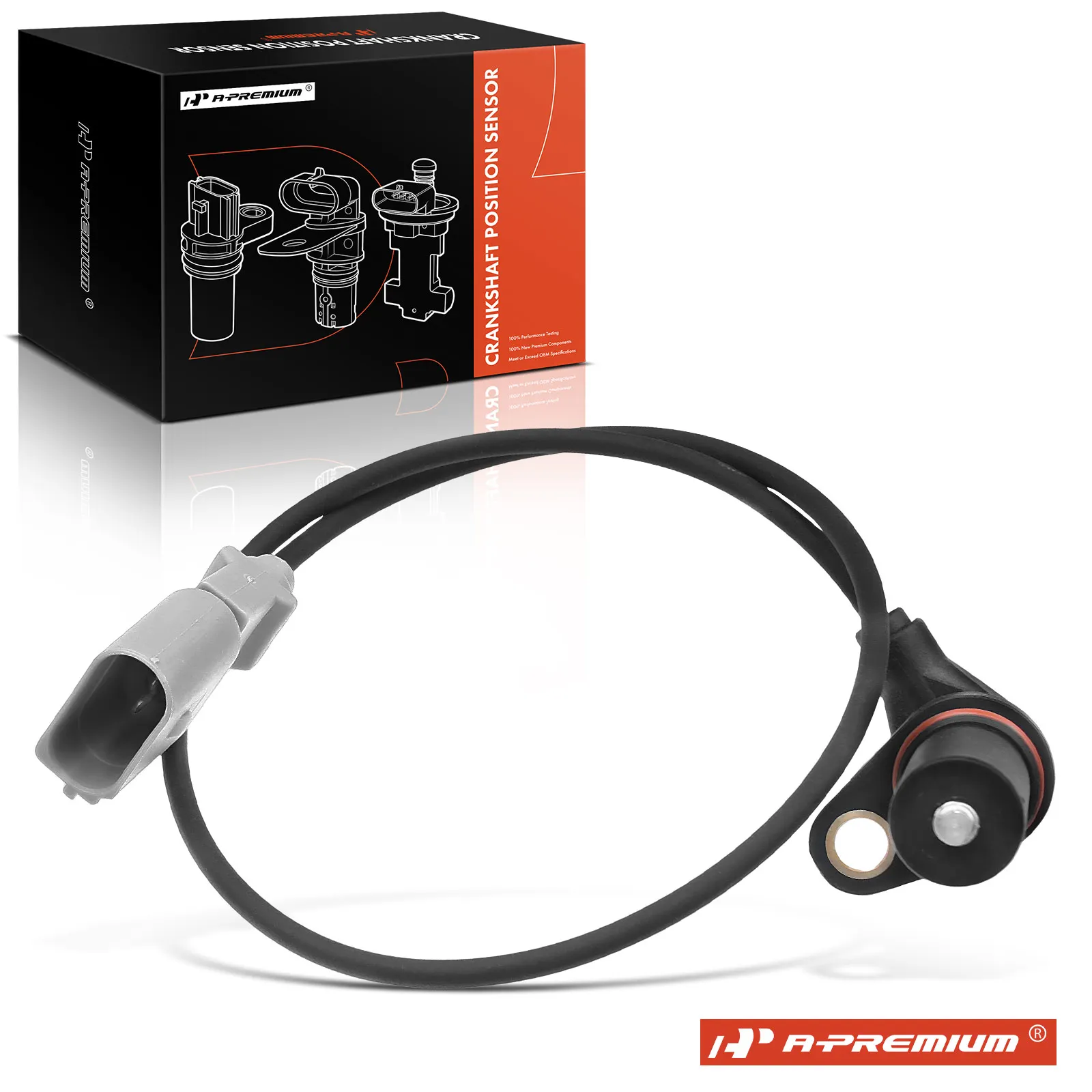 A-Premium Crankshaft Position Sensor for Volkswagen Jetta 2000-2003 Golf 2000-2004 Beetle 2000-2005 CrossFox 2011