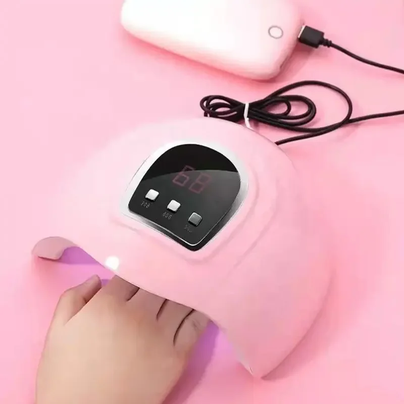 

Светодиодная машина для отверждения маникюрного салона, гель для полировки салона, солнцезащитная сушилка, ультрафиолетовая светодиодная лампа для ногтей, портативный инструмент для ногтей