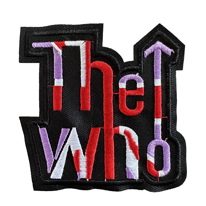 THE WHO TOOL RED CUSTOM IRON ON PATCH BADGE PINK LIPS ON HAND STICKER FOR CLOTHING BAG DIY HANDMADE HOT SALE SEWING ACCESSORY