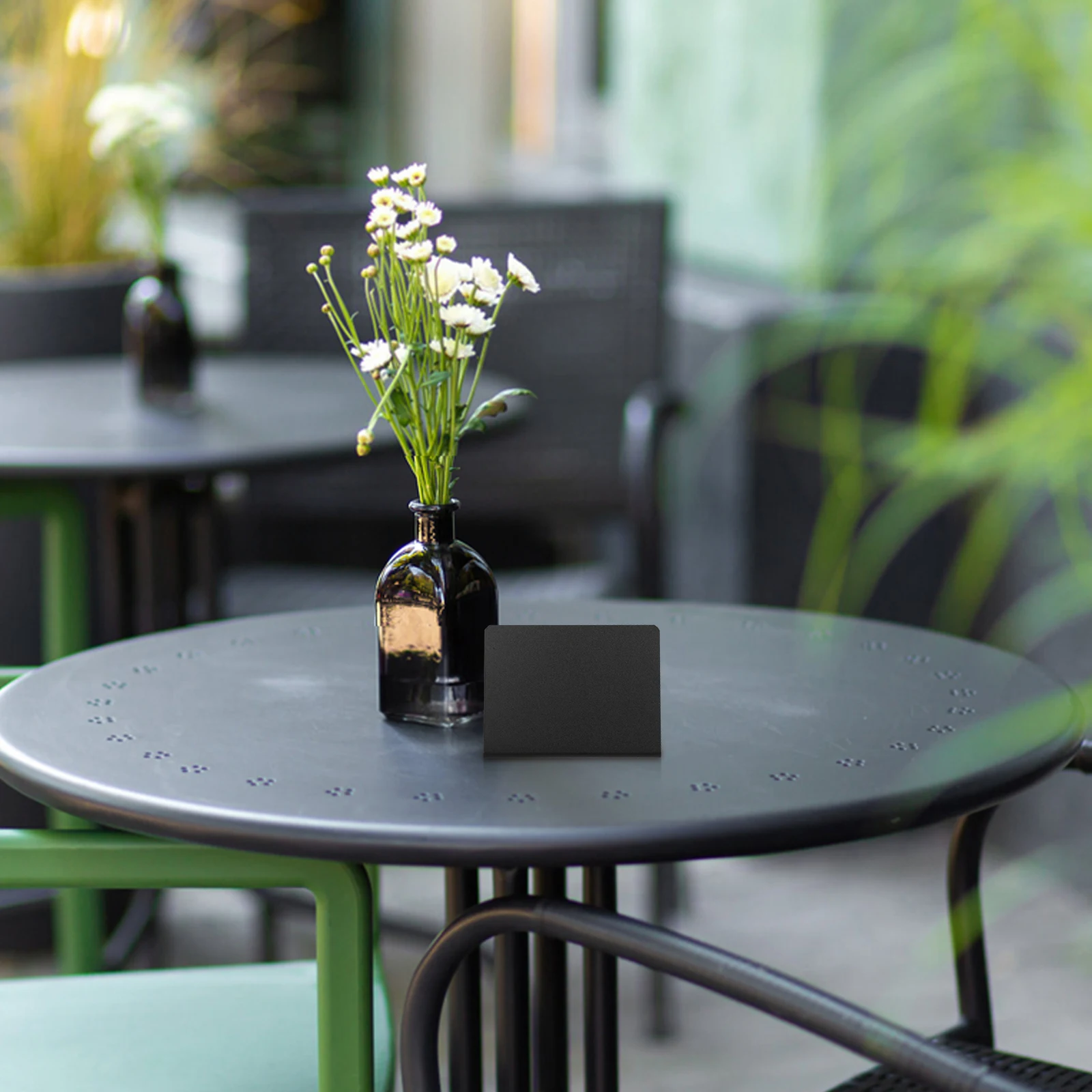 15 قطعة علامات السبورة السوداء الصغيرة قابلة لإعادة الاستخدام منضدية تسميات الطعام بوفيه حفلة مخبز مطعم علامات الطعام منضدية السبورة #5