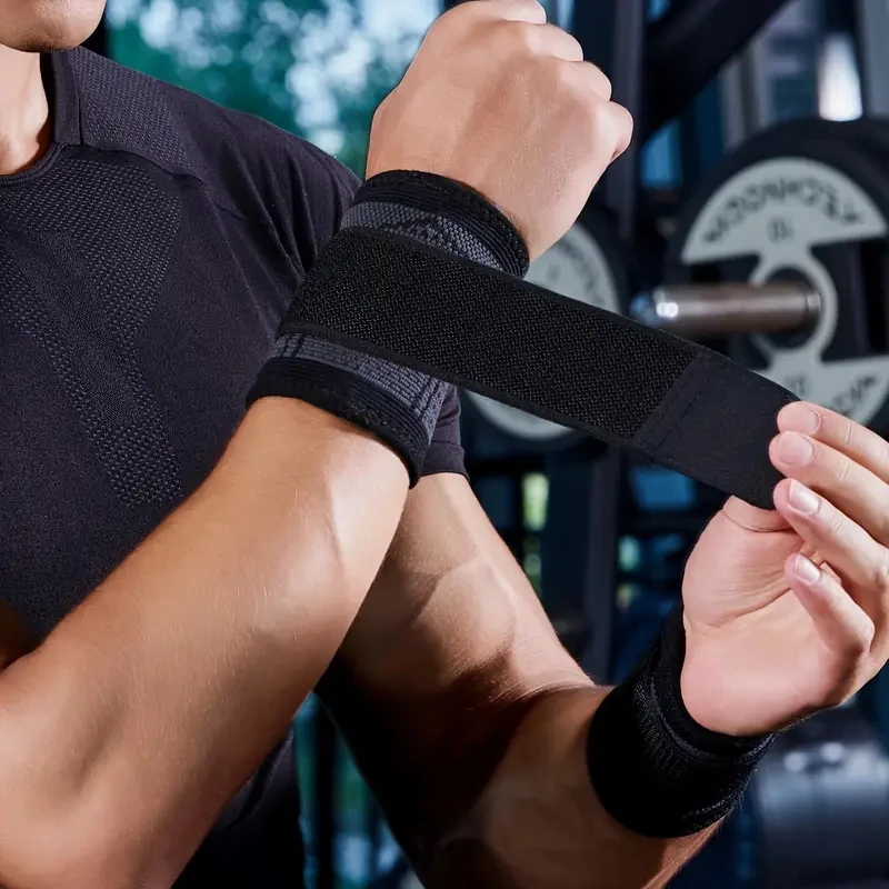 2pcs Adjustable Wrist Braces Compression Sleeves-Grade Support Bracelets Hook & Loop Closure,Wrist Stabilizers for Weightlifting