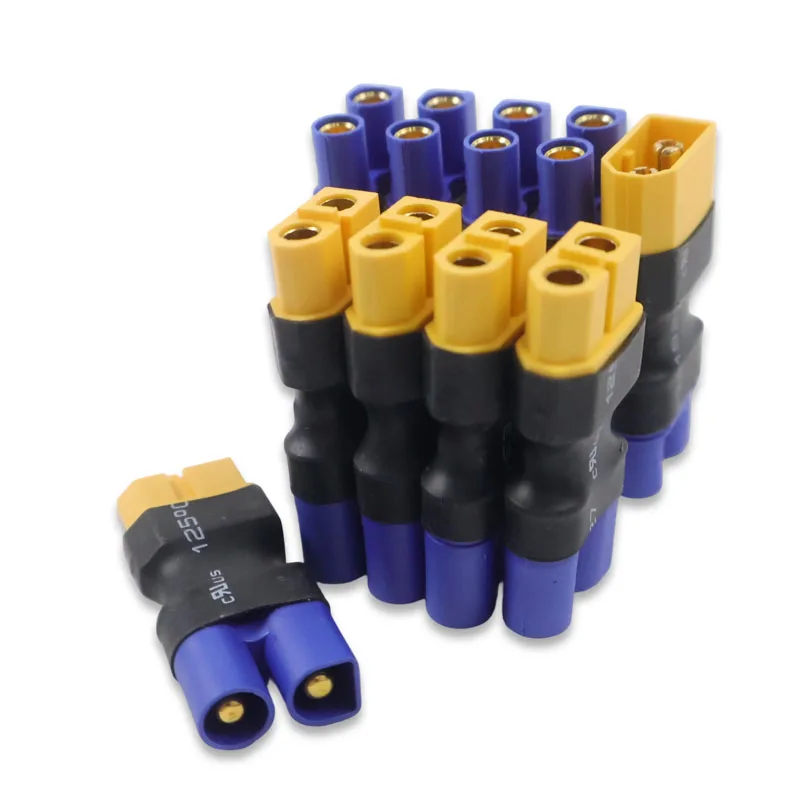 Adapter XT60 Male Female to EC5 EC3 Male Female Connector Plug Adapter for RC FPV Vehicle Lipo Battery Esc Type Durable