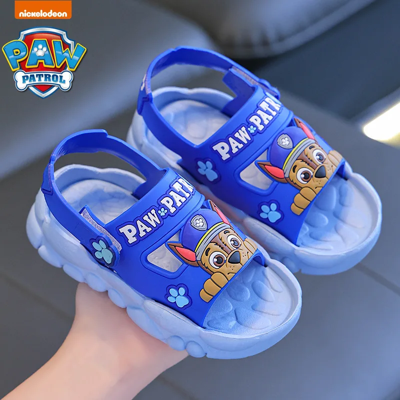 Paw Patrol Chase Summer Kids Sandals Children\'s Shoes Slippers PVC Soft Anti-Skid Cartoon Trend Fashion Boys Girls Beach Shoes