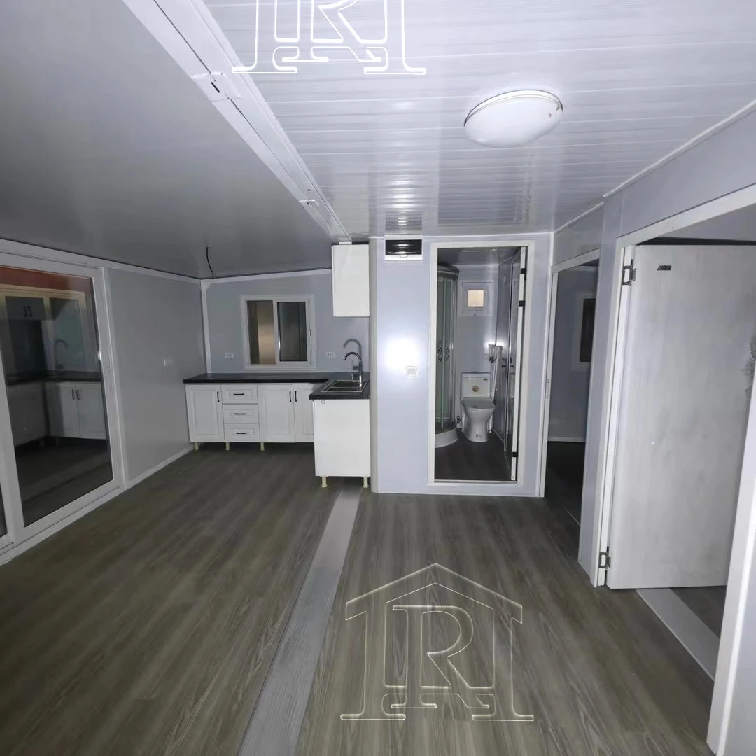 Waterproof 40Ft 20Ft Prefab Expandable Container  House Insulated Folding Prefabricated Home 2 3 4 5 Bedroom With Kitchen Toilet