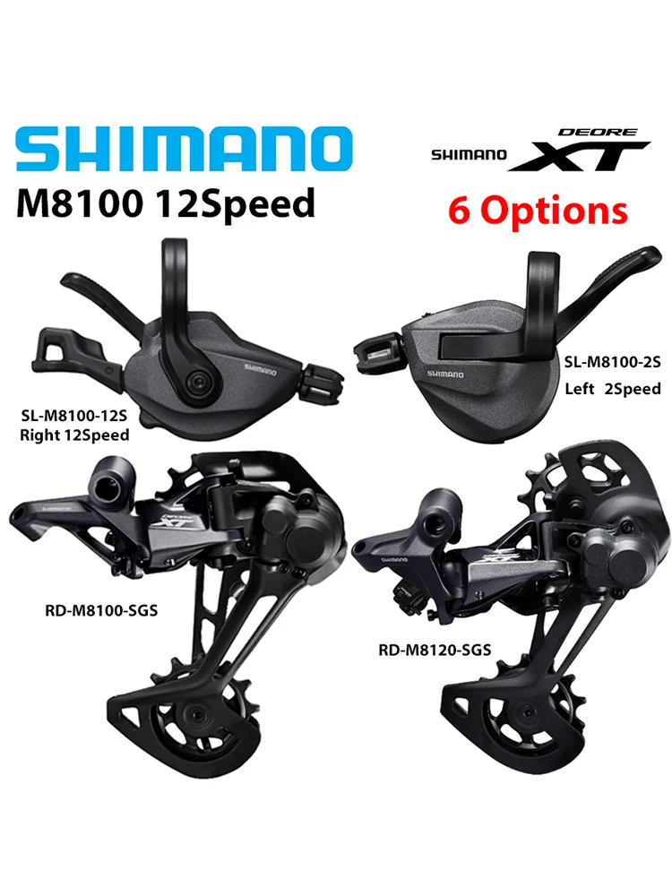 AliExpress Shimano SHIMANO DEORE XT M8100 M8120 SGS Rear Derailleur 12v 2V Shifter Lever MTB Mountain Bike SHADOW RD