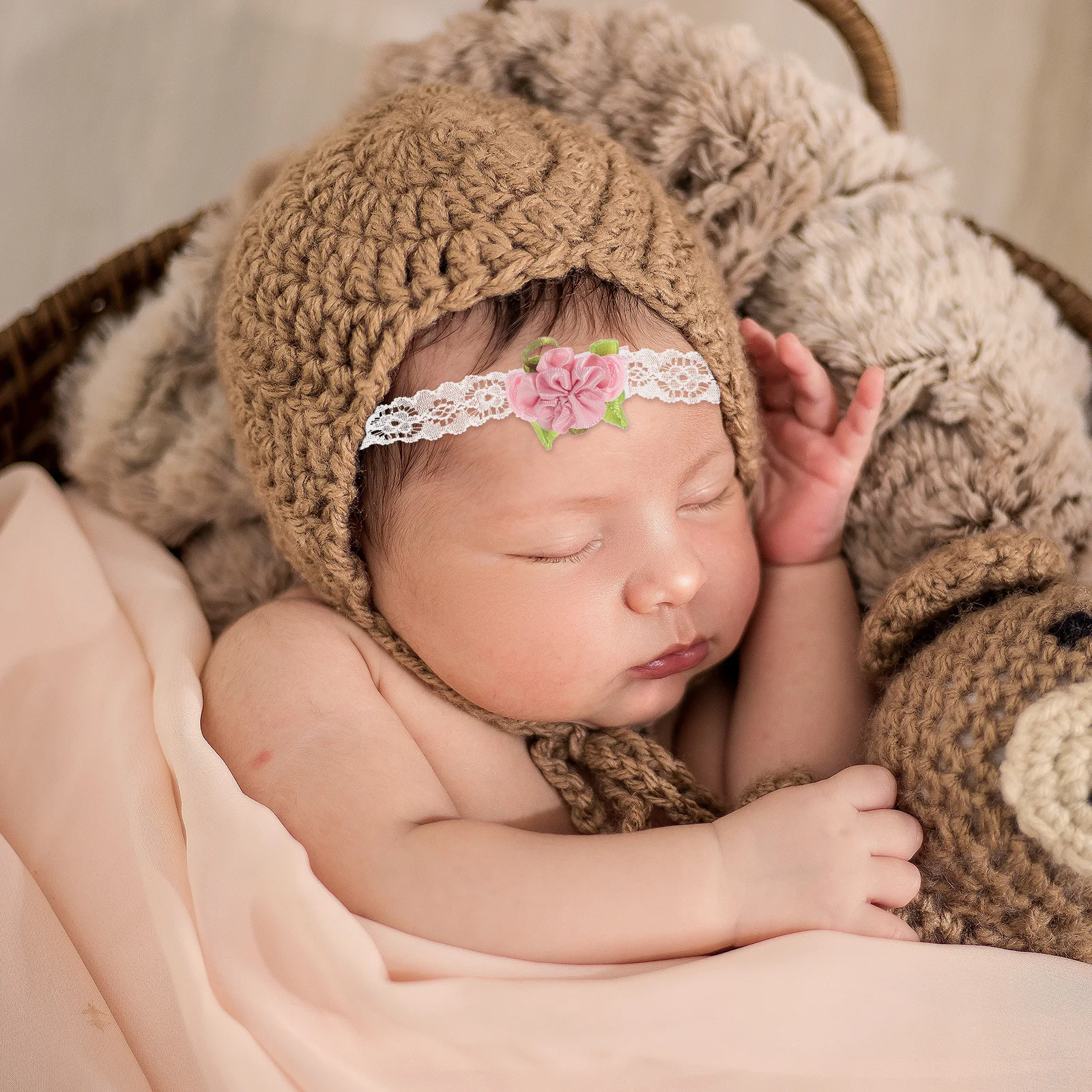 

1Set Baby Fairy Wing Prop Flower Headband Kids Cosplay Costume Accessories for Girls Festivals Stage Performance Photo Props