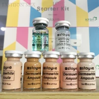 Korea Stayve 8ml BB Cream Kit de ampolla brillante crema de base hidratante hialurónica para hombres y mujeres belleza cuidado de la piel