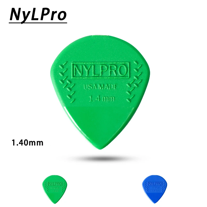 Nylon Pick. 3NP JAZZ 3 nylon material non-slip/quick solo/wear-resistant Acoustic /electric guitar picks. 1.40mm thickness.