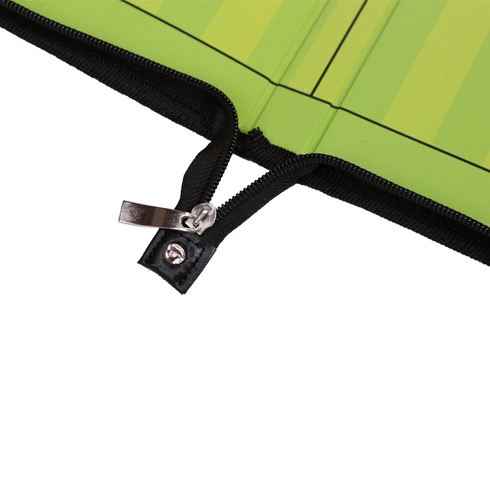 

Soccer Coaching Clipboard Foldable Football Coaching Clipboard PU Leather for Match Training Portable Soccer Accessories