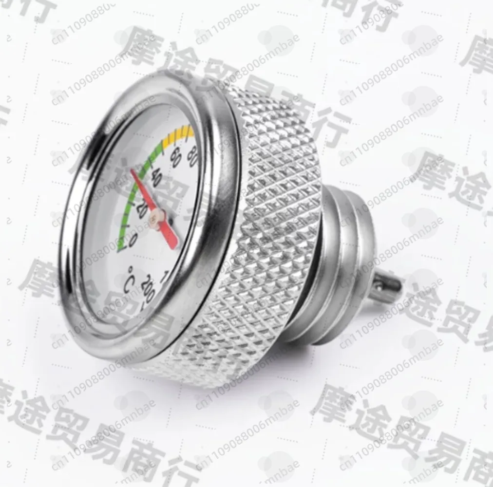 Motorcycle Fuel Tank Cap Oil Temperature Gauge Pointer Thermometer Cap for HONDA Monkey125 CC50