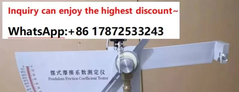 Manufacturer wholesale BM-III type pendulum friction coefficient tester, digital pendulum friction coefficient tester
