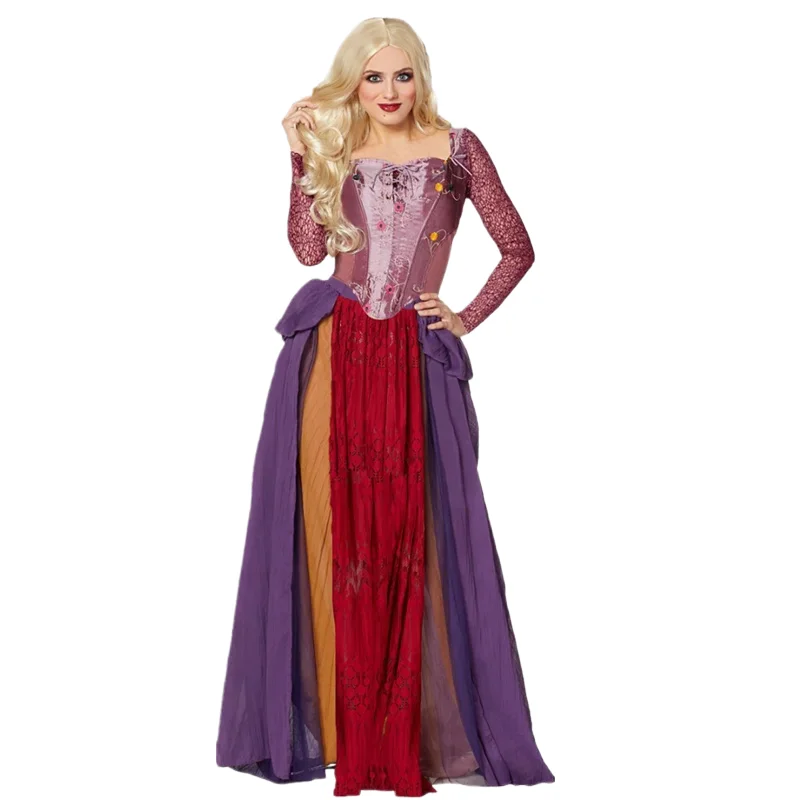 

Halloween Witch Also Crazy Role Play Costume Masquerade Demon Ghost Movie Character Princess Dress Stage Costume