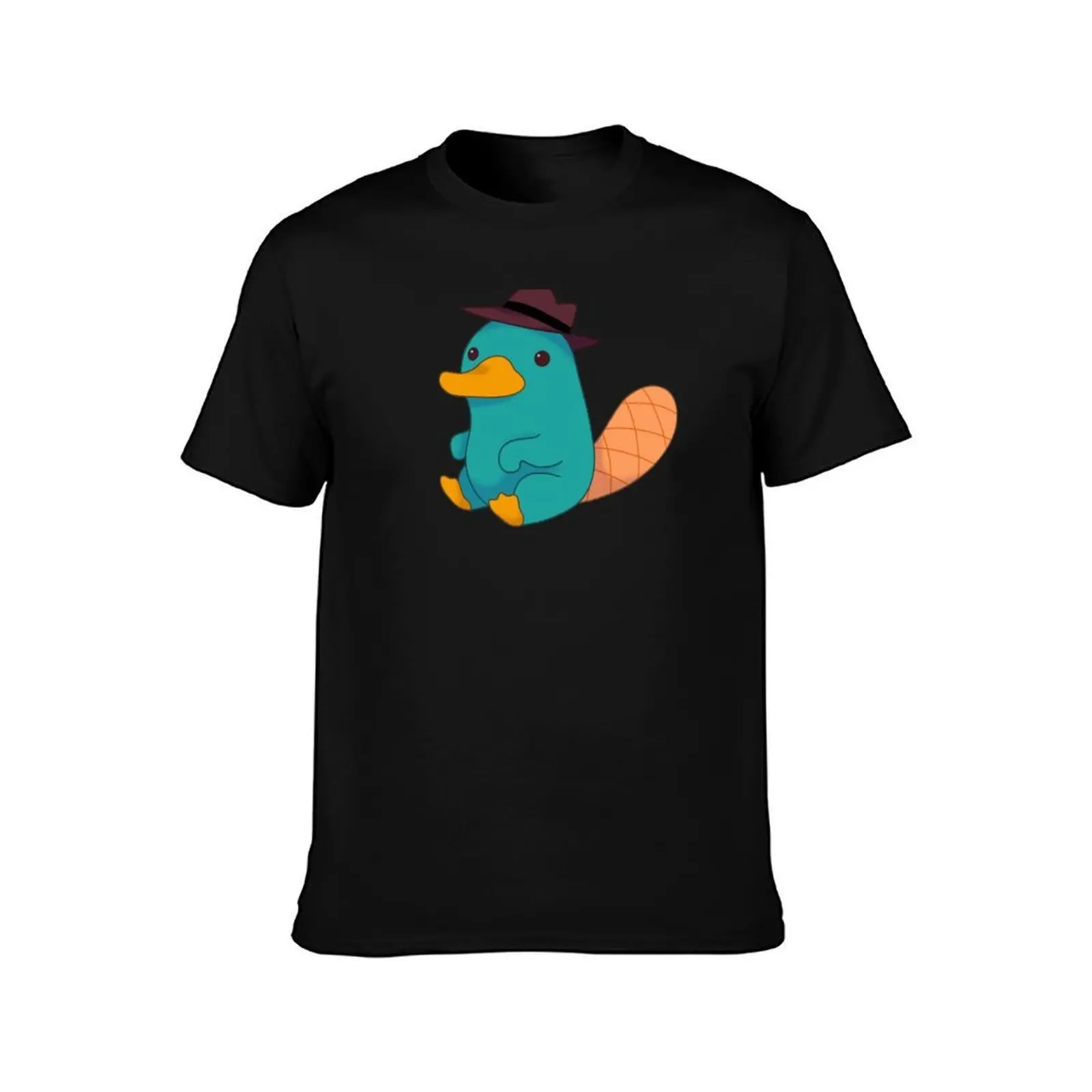 Chubby little agent p T-Shirt Non-Shrink Basic Cotton T-Shirt