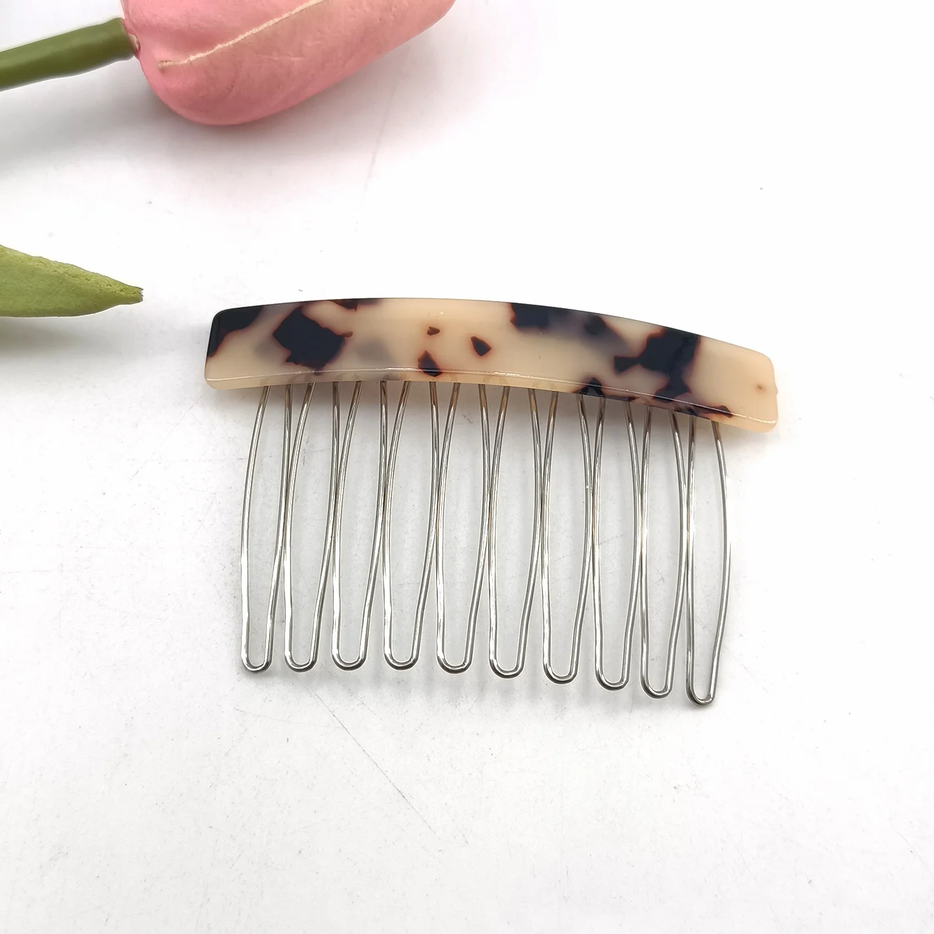 1/2 Stück Mittelgroßer 10-Zahn-Haarkamm-Clip für Damen, Haarstyling-Haarnadeln, Kopfschmuck, Schmuck, Pony- und Haarsträhnen-Kamm-Clip, Geschenke – Detail 15