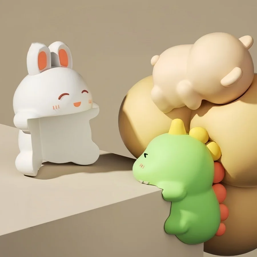 Baby Corner Protectors Cartoon Bear Rabbit Dinosaur Soft High Elastic Furniture Edge Guards Anti-collision for Home Use