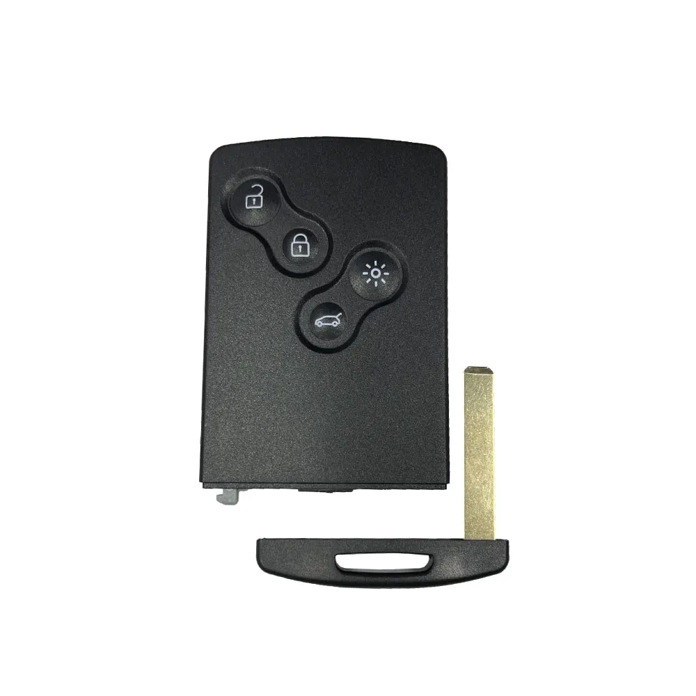 Smartcard Autos chl üssel 4 Tasten pcf7945/pcf7953 4a Chip 433MHz für Renault Clio 4 Captur passive Keyless Go Entry Remote Freis prec heinrich tung – Detail 8