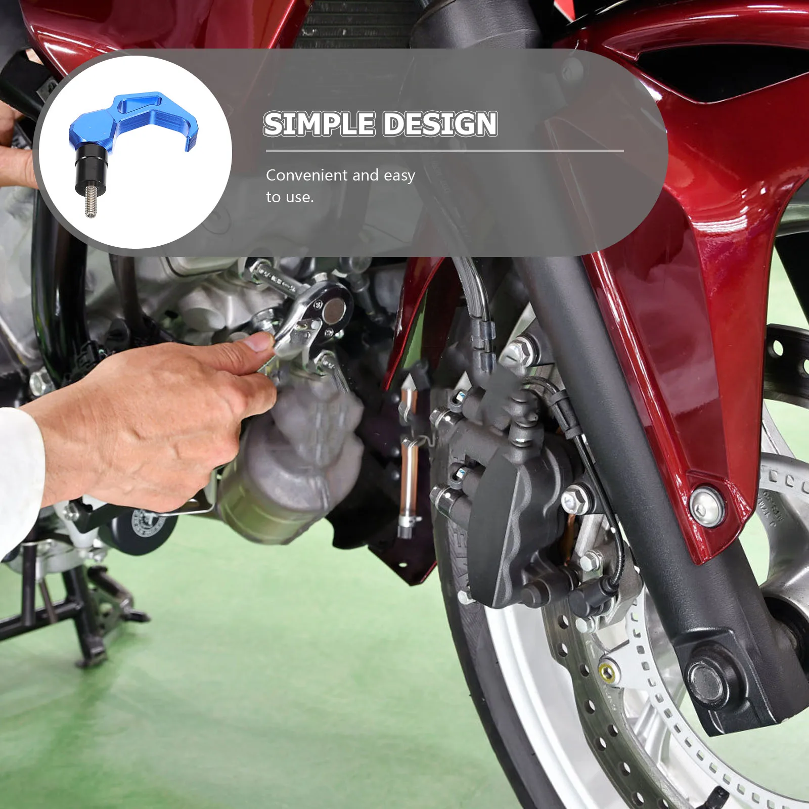 

Electric Motorcycle Hooks Durable High Load Capacity Blue Extension Hook for Compatible with Scooters Bikes Modification