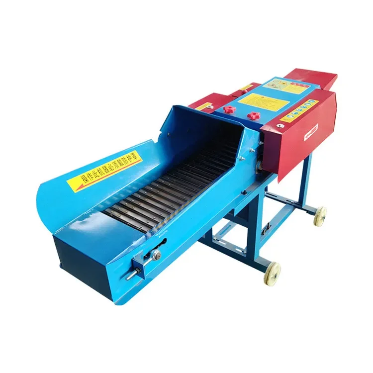 Horizontal wet and dry cattle and sheep breeding household fodder haying machine