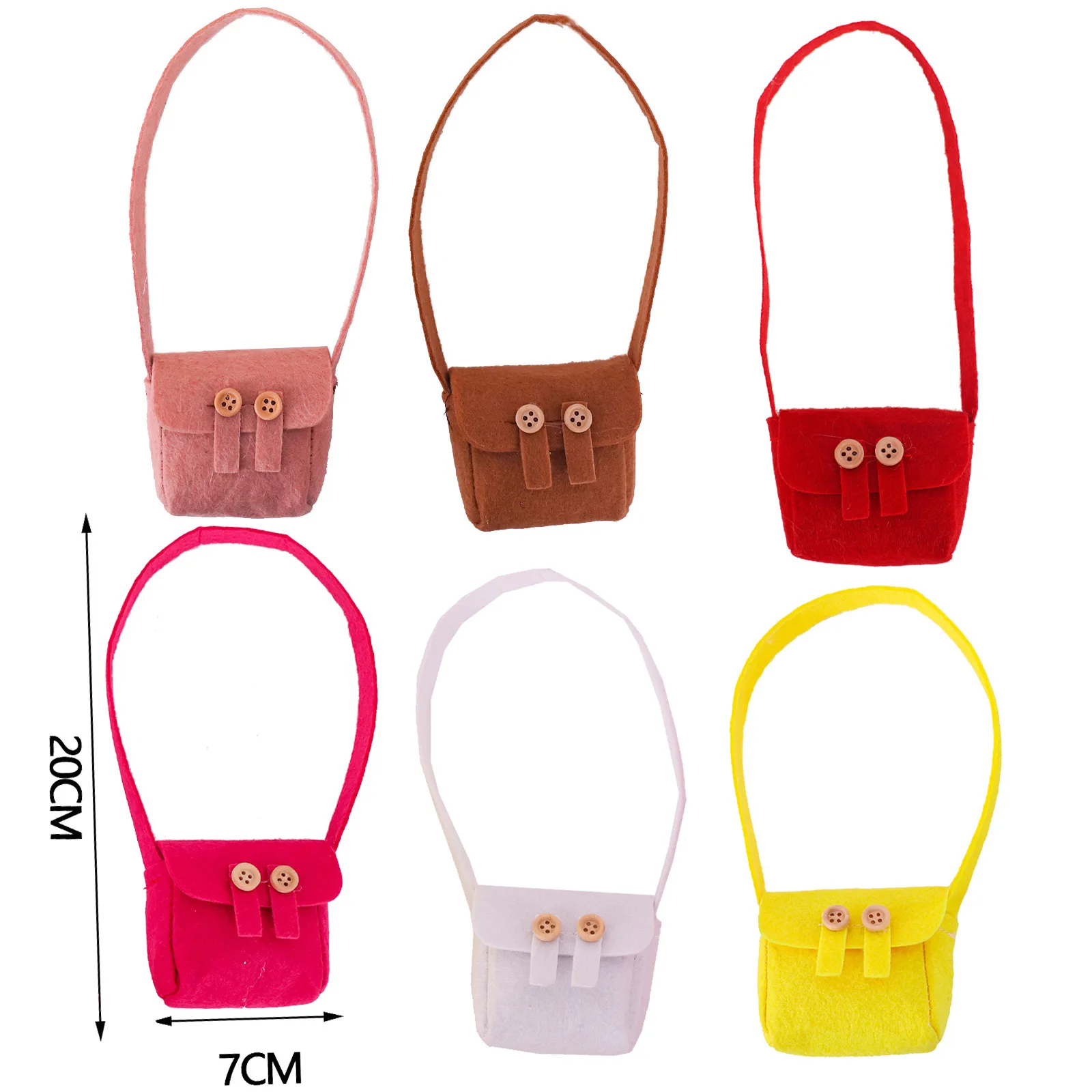 1Pcs Doll Accessories 30cm Lalafanfan Ducks Shoulder Bag Hyaluronic Acid Little Yellow Duck Crossbody Bag