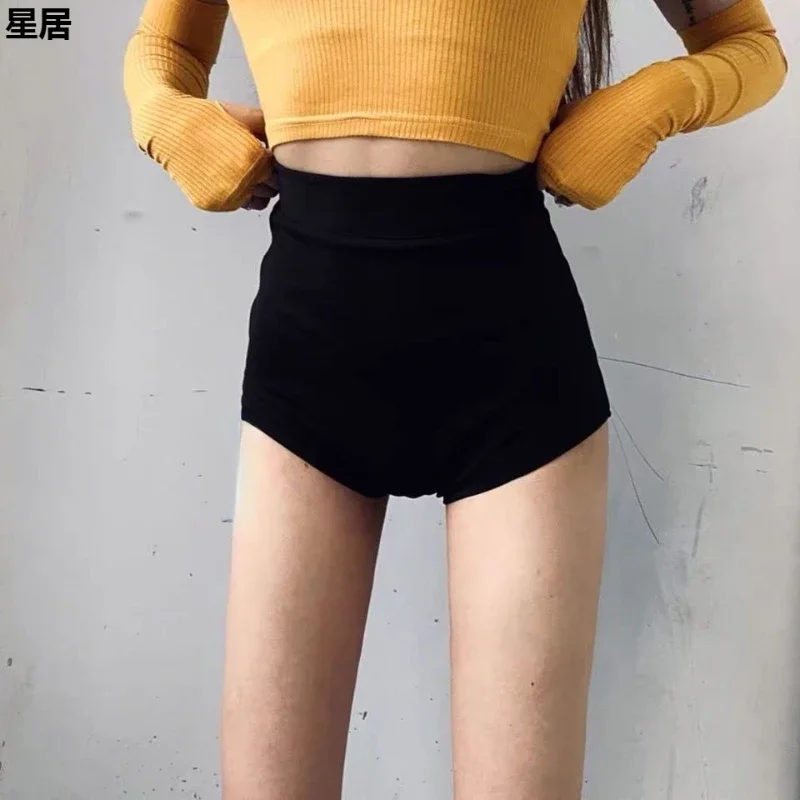 

New Nightclub Dancer Costume Women Jazz Dance Clothing Sexy Black Slim Elastic Shorts Lady Hip Hop Stage Dance Performance Wear