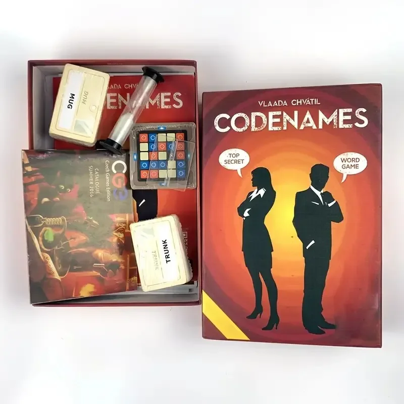Version anglaise de déduction de code d'action, jeux d'échecs et de cartes, jouets, stratégies de rassemblement, jeux de société, cartes à jouer,